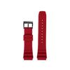 IEAMAIGE Silicone Strap 22mm Fir for CASIO Diving Watch MDV-106 MDV-107 MTP-VD01D Efr-303l Watchband Green Men's Wrist Band(Red Black_22mm) view 1