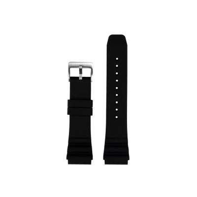 IEAMAIGE Silicone Strap 22mm Fir for CASIO Diving Watch MDV-106 MDV-107 MTP-VD01D Efr-303l Watchband Green Men's Wrist Band(Black Silver_20mm)
