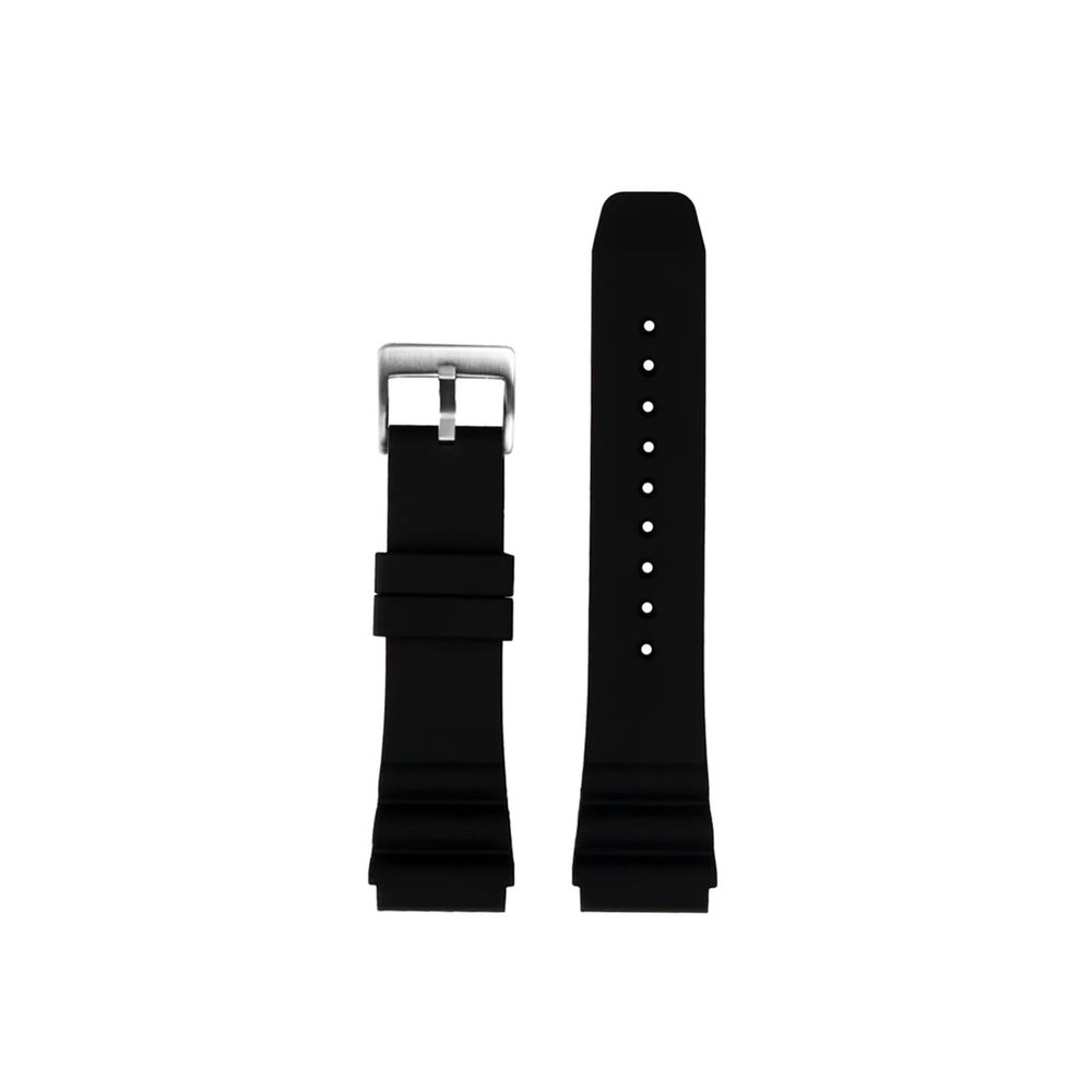 IEAMAIGE Silicone Strap 22mm Fir for CASIO Diving Watch MDV-106 MDV-107 MTP-VD01D Efr-303l Watchband Green Men's Wrist Band(Black Silver_20mm)