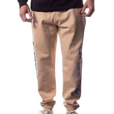 The Wild Collective Unisex Cream Philadelphia Eagles Heavy Block Graphic Jogger Pants