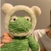 CHRISK Autumn and winter cute plush bear ears headband female cartoon broken hair wash face mask hair bundle headband headwear (Color : Khaki) view 3