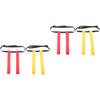 NOLITOY 4pcs Football Waist Flag Set Multi-use Belts for Indoor and Outdoor Training Includes Flags Fluorescent for Boys and Girls and Adults view 1
