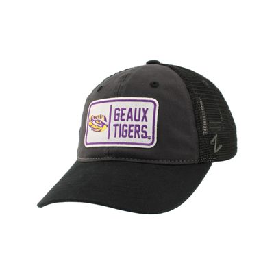 ZHATS Standard NCAA Officially Licensed Hat University Patch Defer Charcoal Black, Grey, One Size