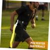 BESPORTBLE 2pcs Football Waist Flag Rugby Belt Bright Flags for Multi-use Sports Game Accessory for Youth and Adults view 3