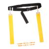 BESPORTBLE 3pcs Football Flag Belt Waist Flag for Rugby and Football Lightweight Portable Design Two Removable for Outdoor Games and Training Sessions view 3
