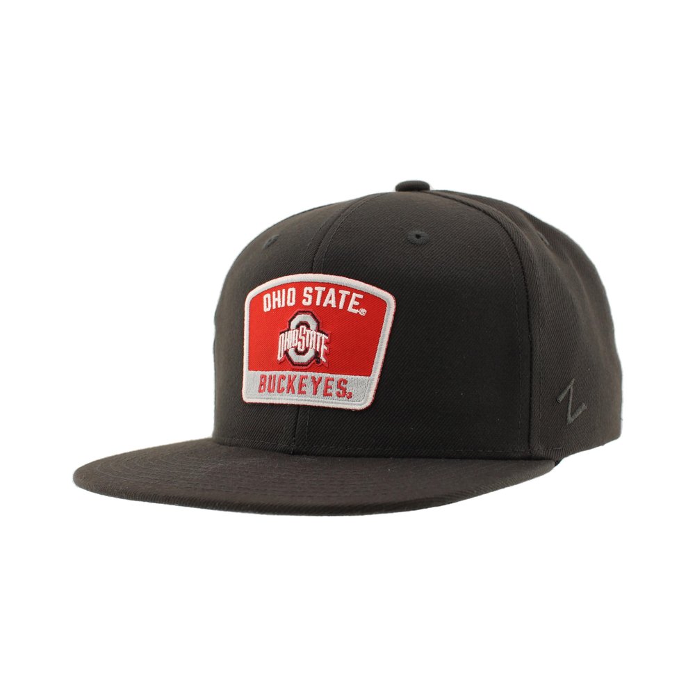 Ohio State Buckeyes NCAA Officially Licensed Hat Flat Snapback Z11 Switchback Charcoal