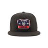 Connecticut Huskies NCAA Officially Licensed Hat Flat Snapback Z11 Switchback Gray view 2