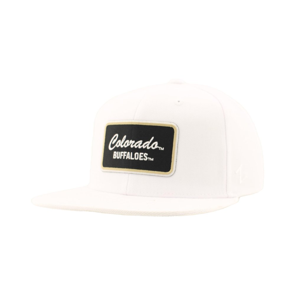 ZHATS Standard NCAA Officially Licensed Hat Flat Snapback Z11 Brick White, One Size
