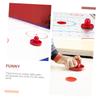 BESPORTBLE 2sets Air Hockey Replacement Pucks and Paddles Air Hockey Accessories Cloth Pucks and for Game view 3