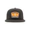 ZHATS Standard NCAA Officially Licensed Hat Flat Snapback Z11 Switchback Charcoal, Grey, One Size view 2