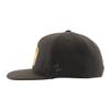 ZHATS Standard NCAA Officially Licensed Hat Flat Snapback Z11 Switchback Charcoal, Grey, One Size view 3