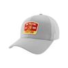 ZHATS Men's Standard NCAA Officially Licensed Fitted Hat ZH Patch Switchback Light Gray, Grey, Large view 1