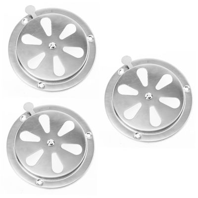 BESPORTBLE 3pcs Grille Cover for Rv and Home Use Louvered Vent for Exhaust and Ventilation Applications