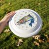 Rainbow Trout Fishing Lure Pattern Novelty 9" Flying Disc view 2