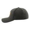 ZHATS Men's Standard NCAA Officially Licensed Fitted Hat ZH Patch Switchback Charcoal, Grey, Medium view 3