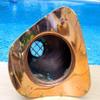 Navy Divers Helmet Copper w/Brass Detail view 3