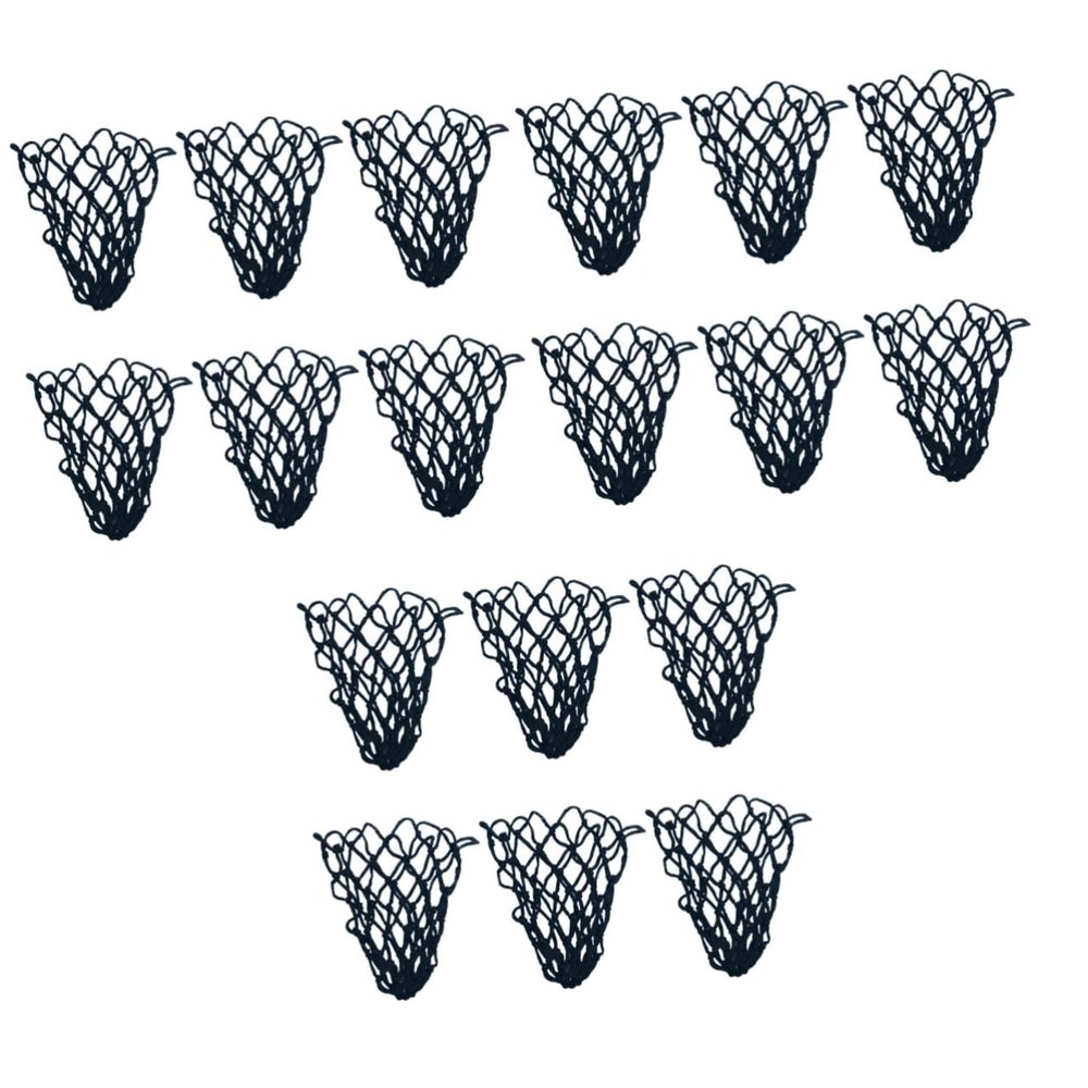 BESPORTBLE 18pcs Billiard Table Net Bags Billiard Pockets for Pool Tables Practical Storage for Snooker Mesh Design