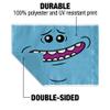 Rick and Morty Mr. Meeseeks Face Car Truck Flag with Window Clip On Pole Holder view 3