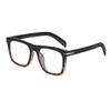 JOVAKIT Square Frame Glasses for Women Men Non-prescription Clear Lens Eyeglasses Anti-Blue Light Lens Eyewear (Black&Tortoise) view 1