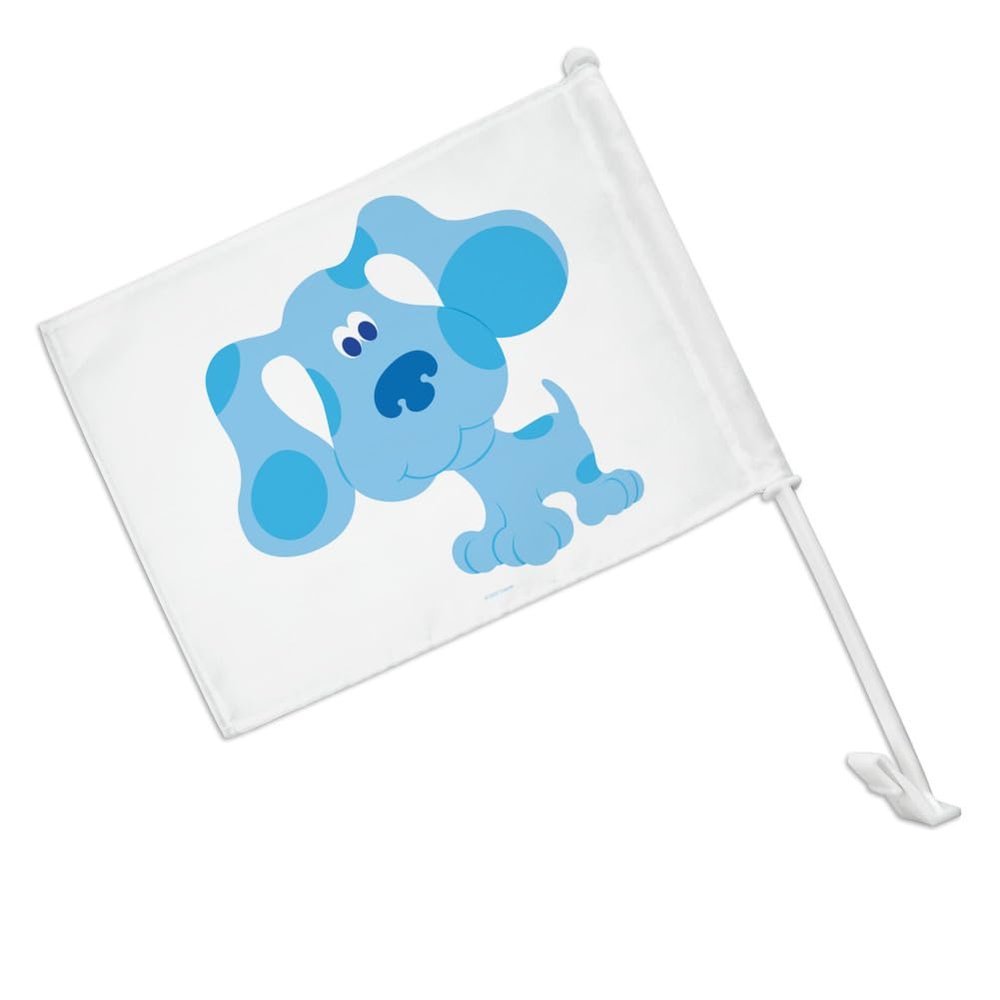 Happy Blue's Clues Car Truck Flag with Window Clip On Pole Holder
