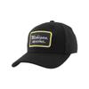 ZHATS Men's Standard NCAA Officially Licensed Fitted Hat ZH Patch Brick Black, Large view 1