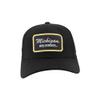 ZHATS Men's Standard NCAA Officially Licensed Fitted Hat ZH Patch Brick Black, Large view 2