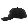 ZHATS Men's Standard NCAA Officially Licensed Fitted Hat ZH Patch Brick Black, Large view 3