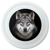 Grey Wolf Head Novelty 9" Flying Disc view 1