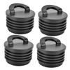BESPORTBLE 12pcs Kayak Drain Hole Kit Scupper Plugs for Ocean Kayaks Canoes and Fishing Boats Fit Easy to Install Design Outer Diameter Height view 1