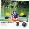 BESPORTBLE 12pcs Kayak Drain Hole Kit Scupper Plugs for Ocean Kayaks Canoes and Fishing Boats Fit Easy to Install Design Outer Diameter Height view 3