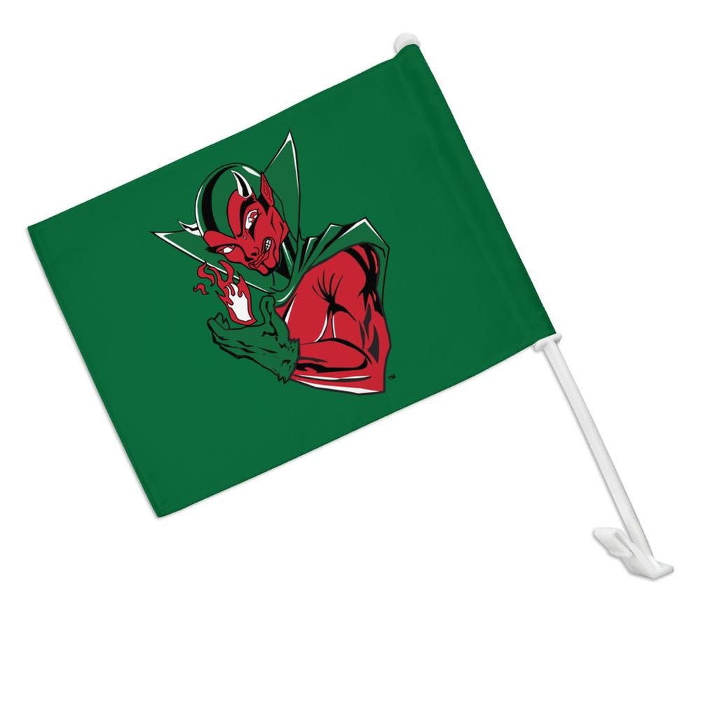 Mississippi Valley State University Primary Logo Car Truck Flag with Window Clip On Pole Holder