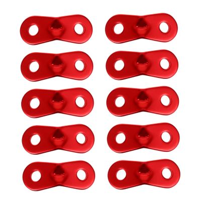 BESPORTBLE 40pcs Tent Cord Buckle Aluminum Wind Rope Fastener for Outdoor Camping Hiking Backpacking for Tent Tarps Sleeping Bags