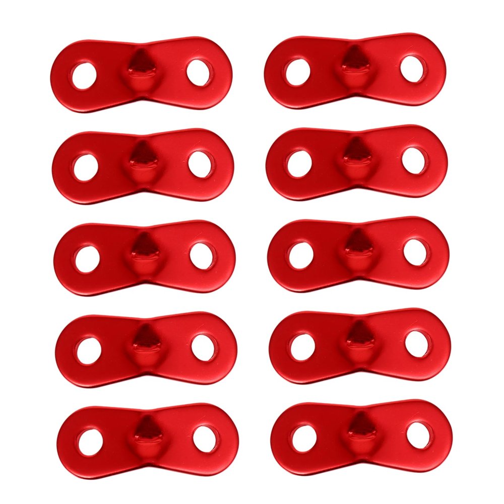 BESPORTBLE 40pcs Tent Cord Buckle Aluminum Wind Rope Fastener for Outdoor Camping Hiking Backpacking for Tent Tarps Sleeping Bags