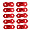 BESPORTBLE 40pcs Tent Cord Buckle Aluminum Wind Rope Fastener for Outdoor Camping Hiking Backpacking for Tent Tarps Sleeping Bags view 1