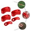 BESPORTBLE 40pcs Tent Cord Buckle Aluminum Wind Rope Fastener for Outdoor Camping Hiking Backpacking for Tent Tarps Sleeping Bags view 4