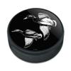 Ducks Illustration Ice Hockey Puck view 1