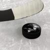 Ducks Illustration Ice Hockey Puck view 2