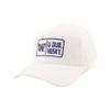 ZHATS Men's Standard NCAA Officially Licensed Fitted Hat ZH Patch Defer White, Large view 1