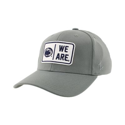 ZHATS Men's Standard NCAA Officially Licensed Fitted Hat ZH Patch Defer Gray, Grey, Medium