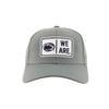 ZHATS Men's Standard NCAA Officially Licensed Fitted Hat ZH Patch Defer Gray, Grey, Medium view 2