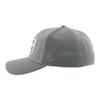ZHATS Men's Standard NCAA Officially Licensed Fitted Hat ZH Patch Defer Gray, Grey, Medium view 3