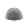 ZHATS Men's Standard NCAA Officially Licensed Fitted Hat ZH Patch Defer Gray, Grey, Medium view 4