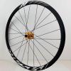 ZECHAO 700C Disc Brake Road Wheel Set,Aluminium Alloy Double Wall Rims Quick Release 24H Hub Bike Front and Rear Wheel 1800G (Color : Gold, Size : 700c) view 2