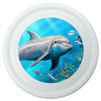 Coral Reef Dolphin Novelty 9" Flying Disc