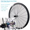 ZECHAO Road Bike Wheelset 700c Disc Brake,23-45C Aluminum Alloy Road Bike Wheels Suitable for 8/9/10/11/12 Speed with Quick Release/24Hole (Color : Front Rear Wheel, Size : 700c) view 3