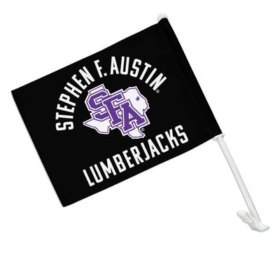 Stephen F. Austin State University Lumberjacks Car Truck Flag with Window Clip On Pole Holder