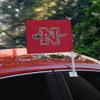 Nicholls State University Primary Logo Car Truck Flag with Window Clip On Pole Holder view 2