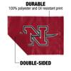 Nicholls State University Primary Logo Car Truck Flag with Window Clip On Pole Holder view 3