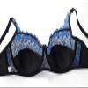Womens Sexy Lace Ultra-Thin Bra Floral Embroidery Plus Size Bralette Push Up Anti-Sagging Daily Brasieres C D Cup (Color : Gold, Size : D_34/75) view 4