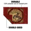 Rodeo Cowboy Vintage Horse Riding Bucking Car Truck Flag with Window Clip On Pole Holder view 3